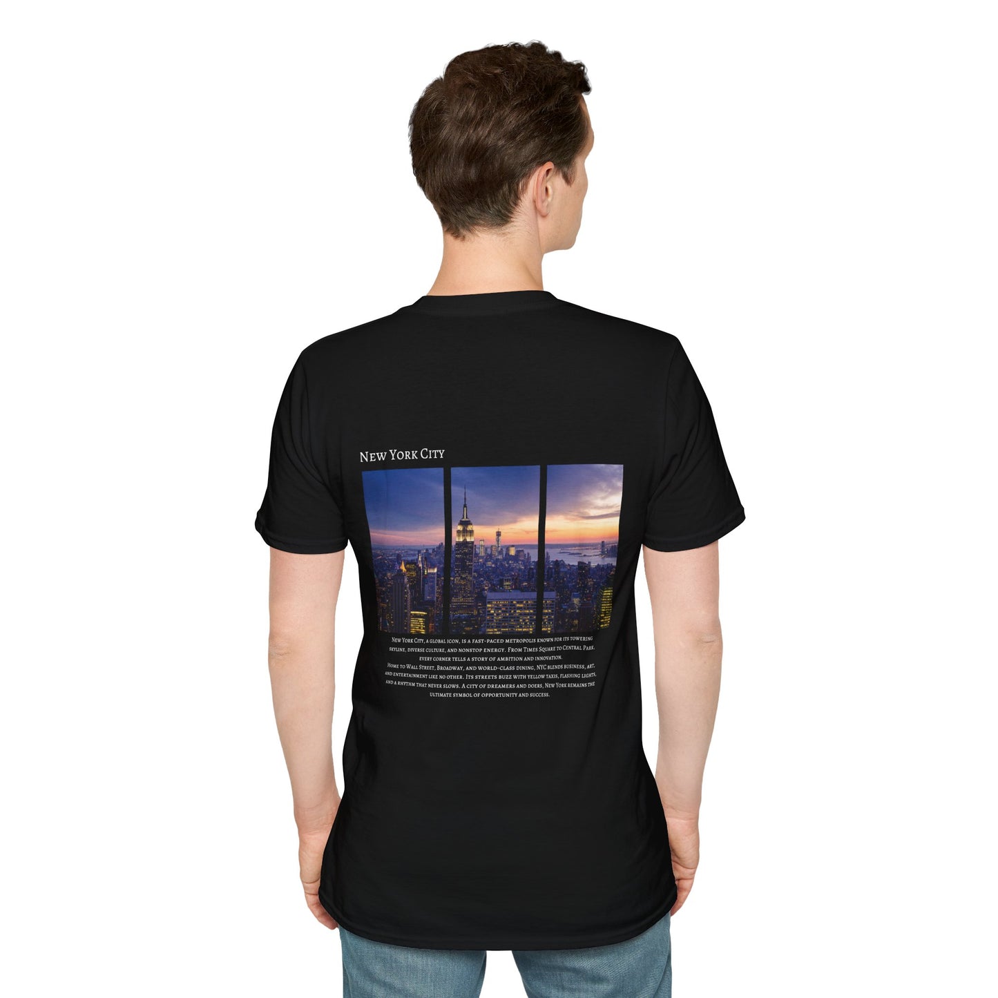 New York Skyline Tee - Apollo Clothes