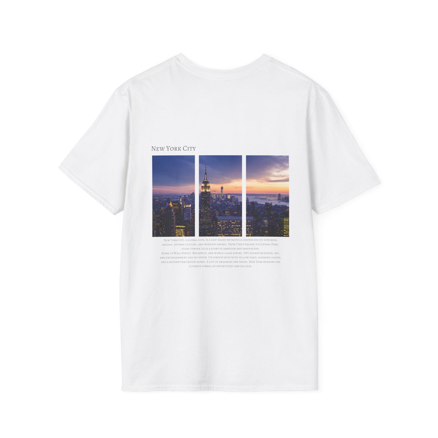 New York Skyline Tee - Apollo Clothes
